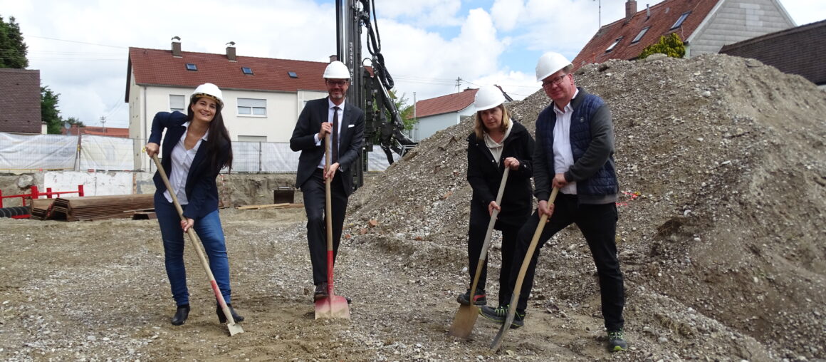 Offizieller Spatenstich für die UNIKLINIK APARTMENTS.Markgrafenstraße 67